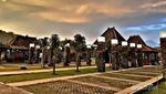 Candi Borobudur Dikelilingi Penginapan Pedesaan yang Unik