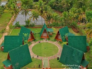 Candi Borobudur Dikelilingi Penginapan Pedesaan yang Unik