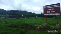 Papan penanda Kompleks Candi Setyaki berada