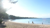 Sisi barat pantai yang berbatasan dengan Tanjung Benoa