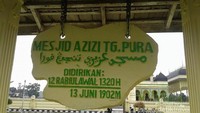 Prasasti Mesjid Azizi Tanjung Pura