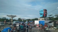 Suasana Sore hari di dermaga Bom Kalianda.