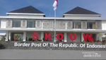 Cantiknya Tapal Batas Indonesia di Skouw