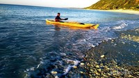 pantai cantik dan bersih diujung selatan kabupaten ini.