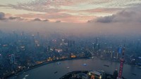 Shanghai view dari Shanghai Tower