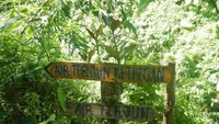 Petunjuk arah ke Air Terjun Kethegan