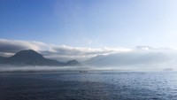 Suasan pagi di Ende