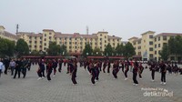 Murid Shaolin Temple Kung Fu Academy berlatih beladiri setiap hari