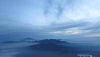 Pemandangan di Puncak Cikuray