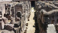Tempat gladiator dan hewan menungggu sebelum bertarung
