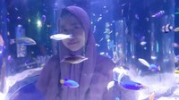 aquarium selfie