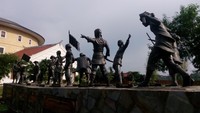 Salah satu monumen di Taman Budaya Tionghoa