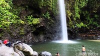Segarnya mandi di Curug Belot di Baturraden, Banyumas