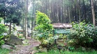 Pintu masuk ke Curug Cilengkrang