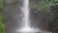 Penampakan Curug Seribu dari ketinggian