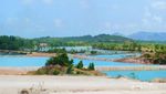 Danau Biru di Pulau Bintan, Warnanya Menakjubkan