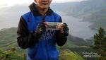 Danau Toba Dipotret Dari Titik Ini untuk Uang 1.000 Lawas