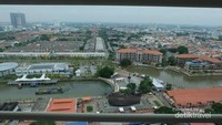 Pemandangan kota dari puncak menara