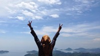 Pemandangan indah dari Muncak Teropong Laut