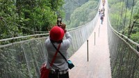 Suspension Bridge yang penuh sensasi sepanjang 243 m