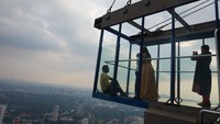 Pengunjung diberikan waktu selama 100 menit untuk berfoto sepuasnya di skybox