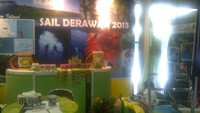 Stan Derawan di pameran Gebyar Wisata dan Budaya Nusantara (Putri/detikTravel)