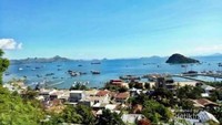 Dilihat dari ketinggian di Labuan Bajo