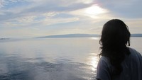 Panorama perairan Desa Calabai