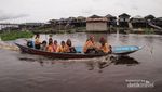 Desa Terapung Muara Ohong & Bangau Tong-tong di Tepi Sungai Mahakam