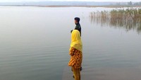 Pikiran terasa renang ketika berada di waduk ini