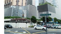 Simpang menuju Kampung Glam dari Stasiun MRT Bugis