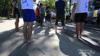 Kakinya siap berlari