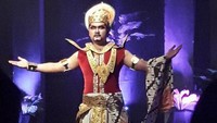 Salah satu adegan pada saat pentas ketoprak