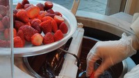 Yummy strawberry chocolate