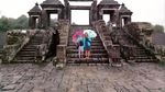 Diguyur Hujan di Candi Ratu Boko