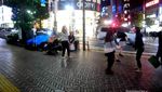 Dihibur Pengamen Jepang di Shibuya