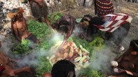 Tradisi bakar batu, membenamkan batu panas sebagai sumber panas untuk memasak
