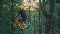 Sore hari pilihan tepat, sambil menikmati sunset