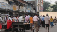 Jalanan di Pettah Market (Foto: Fitraya/detikTravel)