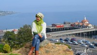 Kota cantik Dunoon dari atas ketinggian