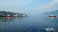 Pemandangan saat menyeberang dari Gourock menuju Dunoon