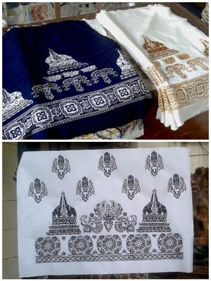 Dusun Gendingan, Pabrik Batik Bergambar Borobudur