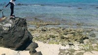 Pantai Sumur Tiga yang indah