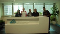 Dengan Pak Paul di kantor Skyscanner