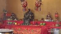 Salah satu bilik sembayang untuk memuja sun wu kong atau kera sakti