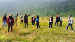 Foto-foto Seru Bareng Sahabat di Bukit Teletubbies