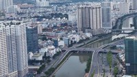 Pemandangan Kota Ho Chi Minh dari Saigon Skydeck.