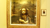 Lokisan Monalisa bahkan dibuat versi Teddy Bear, unik! (michanpetite.blogspot.com)