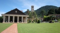 Indahnya Bukit Mertajam di belakang Gereja