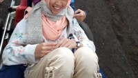Gerobak ini juga bisa dinaiki orang dewasa